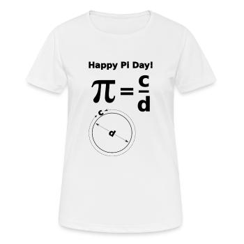 Mathématiques - T-shirt respirant Femme - blanc - Devant - AI Model Female 172 dark (172cm)