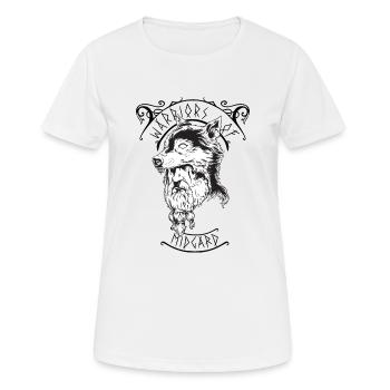 Ulfhednar - Frauen T-Shirt atmungsaktiv - Weiß - Vorne - AI Model Female 172 dark (172cm)