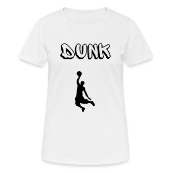 Dunk - Women's Breathable T-Shirt - white - Front - AI Model Female 172 dark (172cm)