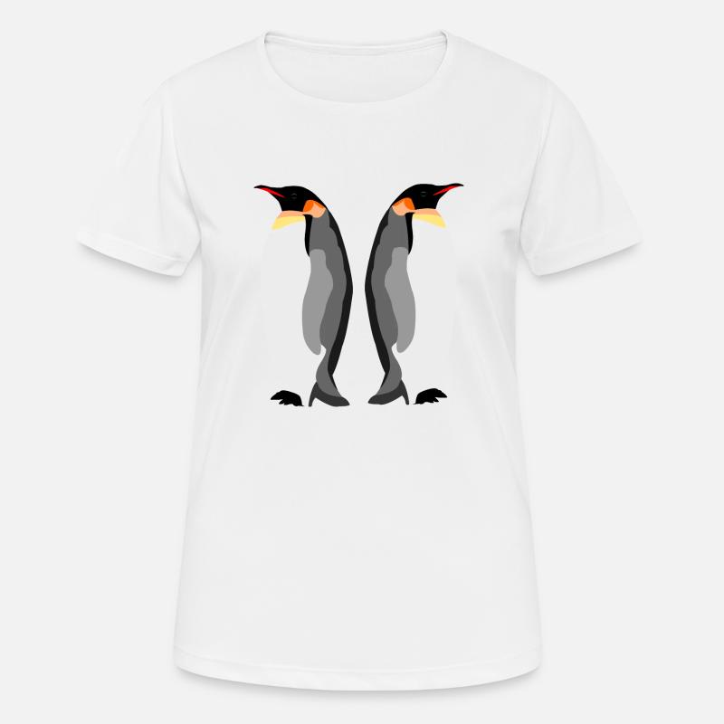 Emperor penguins - Women's Breathable T-Shirt - white