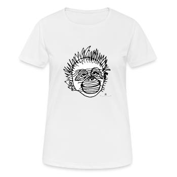 Peuples forestiers rares - T-shirt respirant Femme - blanc - Devant - AI Model Female 172 dark (172cm)