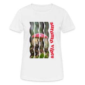 automne 61 tue-mouche - T-shirt respirant Femme - blanc - Devant - AI Model Female 172 dark (172cm)