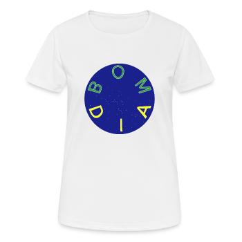 Brasilien Flagge Brasilien-Fans Geschenk - Frauen T-Shirt atmungsaktiv - Weiß - Vorne - AI Model Female 172 dark (172cm)