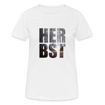automne - T-shirt respirant Femme - blanc - Devant - AI Model Female 172 dark (172cm)