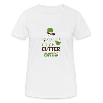 Fourmis feuille tailleur tailleurs insectes cadeau - T-shirt respirant Femme - blanc - Devant - AI Model Female 172 dark (172cm)