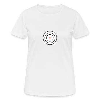 target - Women's Breathable T-Shirt - white - Front - AI Model Female 172 dark (172cm)