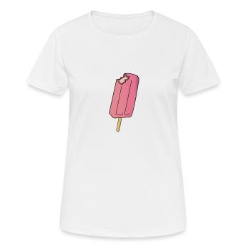 Eis am Stiel - Frauen T-Shirt atmungsaktiv - Weiß - Vorne - AI Model Female 172 dark (172cm)