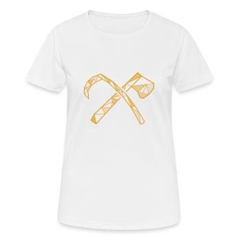 Ax and scythe - Women's Breathable T-Shirt - white - Front - AI Model Female 172 dark (172cm)