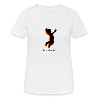 Joie de l'Allemagne - T-shirt respirant Femme - blanc - Devant - AI Model Female 172 dark (172cm)