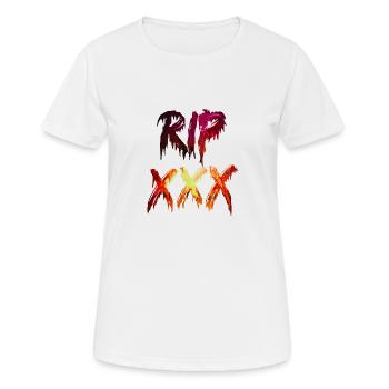 RIP XXXTENTACION Verflüssigt - Frauen T-Shirt atmungsaktiv - Weiß - Vorne - AI Model Female 172 dark (172cm)