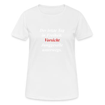 young Selle - Women's Breathable T-Shirt - white - Front - AI Model Female 172 dark (172cm)