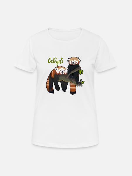 Freunde - Frauen T-Shirt atmungsaktiv - Weiß