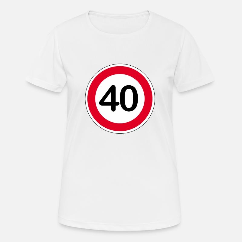 40 - Women's Breathable T-Shirt - white