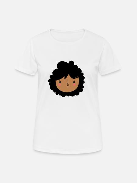 GiRLY - Frauen T-Shirt atmungsaktiv - Weiß