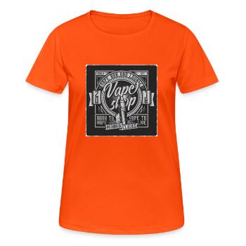 Vape smokers - Women's Breathable T-Shirt - neon orange - Front - AI Model Female 172 dark (172cm)