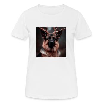 Feini - Frauen T-Shirt atmungsaktiv - Weiß - Vorne - AI Model Female 172 dark (172cm)
