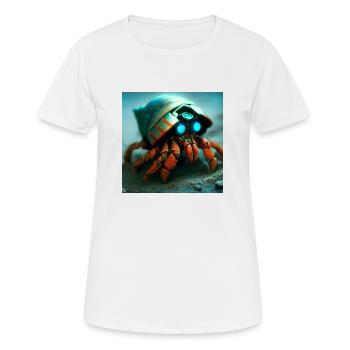 elektronik Tier - Frauen T-Shirt atmungsaktiv - Weiß - Vorne - AI Model Female 172 dark (172cm)