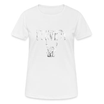 Je n'aime pas le métal J'aime ça Paroles Idée de cadeau - T-shirt respirant Femme - blanc - Devant - AI Model Female 172 dark (172cm)