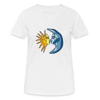 Sun and Moon - Women's Breathable T-Shirt - white - Front - AI Model Female 172 dark (172cm)
