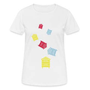 Honig Imker - Frauen T-Shirt atmungsaktiv - Weiß - Vorne - AI Model Female 172 dark (172cm)
