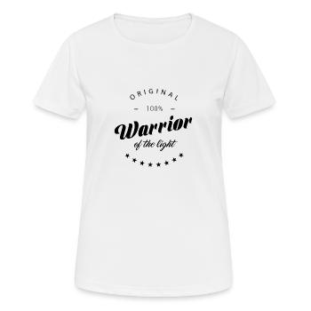 guerrier de la lumière N - T-shirt respirant Femme - blanc - Devant - AI Model Female 172 dark (172cm)