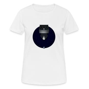 Bombe A - T-shirt respirant Femme - blanc - Devant - AI Model Female 172 dark (172cm)