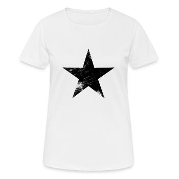 VINTAGE NOIR ETOILE - T-shirt respirant Femme - blanc - Devant - AI Model Female 172 dark (172cm)