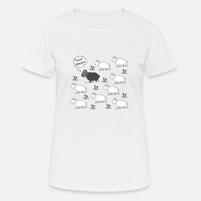 sheep - Women's Breathable T-Shirt - white
