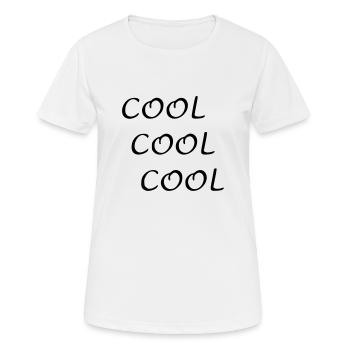 cool - T-shirt respirant Femme - blanc - Devant - AI Model Female 172 dark (172cm)