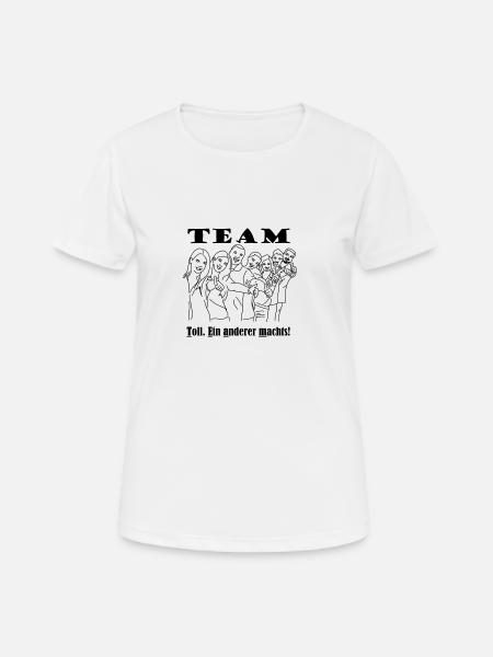 TEAM - Women's Breathable T-Shirt - white