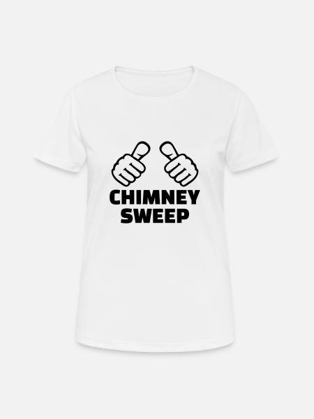 Schornsteinfeger - Frauen T-Shirt atmungsaktiv - Weiß