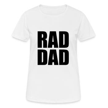 Rad dad - T-shirt respirant Femme - blanc - Devant - AI Model Female 172 dark (172cm)