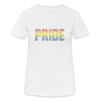 ORGUEIL - T-shirt respirant Femme - blanc - Devant - AI Model Female 172 dark (172cm)