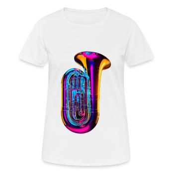 Tuba - Women's Breathable T-Shirt - white - Front - AI Model Female 172 dark (172cm)