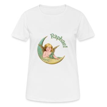 raphael 1 vinatge - Women's Breathable T-Shirt - white - Front - AI Model Female 172 dark (172cm)