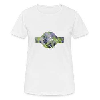 Lia Anniversaire Lia - T-shirt respirant Femme - blanc - Devant - AI Model Female 172 dark (172cm)