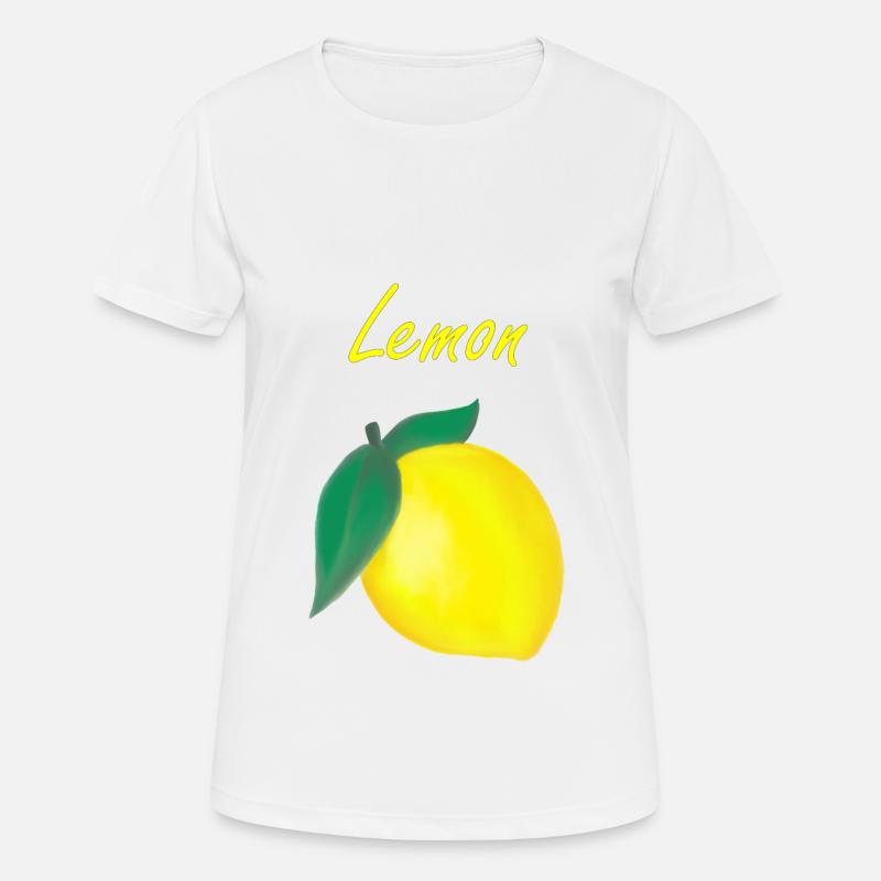 Lemon - lemon - Women's Breathable T-Shirt - white
