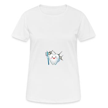 La petite souris - T-shirt respirant Femme - blanc - Devant - AI Model Female 172 dark (172cm)