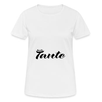 tante 2023 2f 17 - Frauen T-Shirt atmungsaktiv - Weiß - Vorne - AI Model Female 172 dark (172cm)