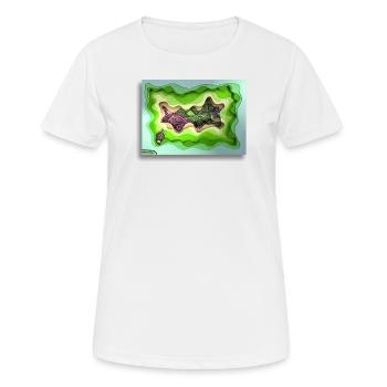 Wonderland - Women's Breathable T-Shirt - white - Front - AI Model Female 172 dark (172cm)