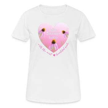 tollste Schwiegertochter - Frauen T-Shirt atmungsaktiv - Weiß - Vorne - AI Model Female 172 dark (172cm)