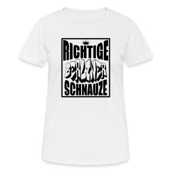 Berlin Souvenir Touristen Hauptstadt Metropole BLN - Frauen T-Shirt atmungsaktiv - Weiß - Vorne - AI Model Female 172 dark (172cm)