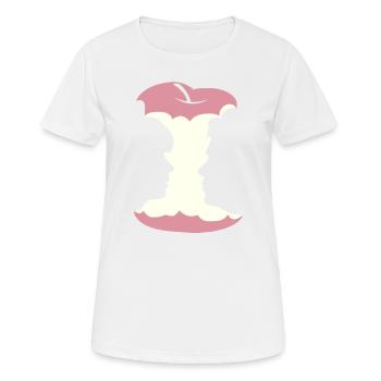 VexierBild (Édition Pomme) - T-shirt respirant Femme - blanc - Devant - AI Model Female 172 dark (172cm)