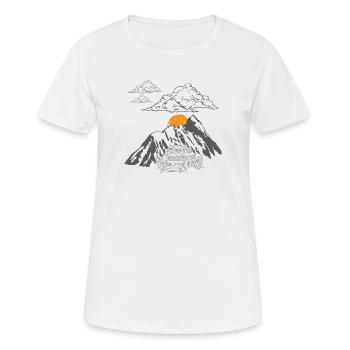 Noah's ark - Arche Noah - Frauen T-Shirt atmungsaktiv - Weiß - Vorne - AI Model Female 172 dark (172cm)