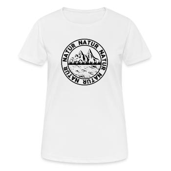 Nature - Natur - Naturliebhaber - Frauen T-Shirt atmungsaktiv - Weiß - Vorne - AI Model Female 172 dark (172cm)