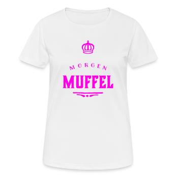 ich habe schlechte Laune - Frauen T-Shirt atmungsaktiv - Weiß - Vorne - AI Model Female 172 dark (172cm)