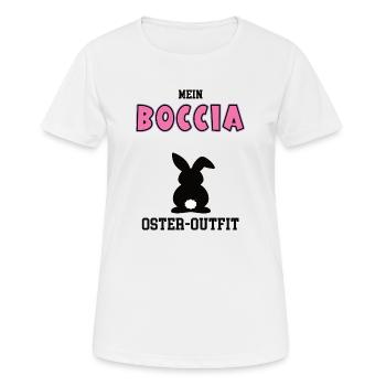 Boccia Oster Outfit Ostergeschenk Bocciaspielerin - Frauen T-Shirt atmungsaktiv - Weiß - Vorne - AI Model Female 172 dark (172cm)
