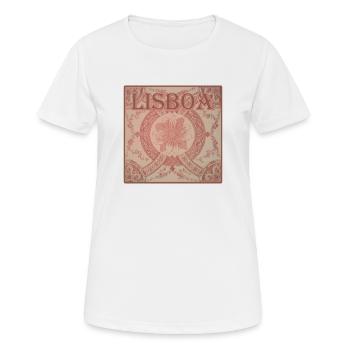 COOL LISBOA LISBONNE LISBONNE PORTUGAL CADEAU - T-shirt respirant Femme - blanc - Devant - AI Model Female 172 dark (172cm)