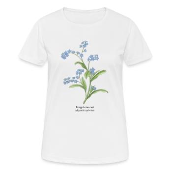 Pas de fleurs - T-shirt respirant Femme - blanc - Devant - AI Model Female 172 dark (172cm)