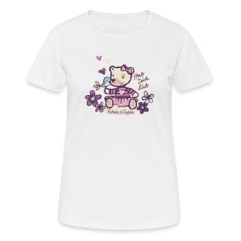 Love you, my friend - Women's Breathable T-Shirt - white - Front - AI Model Female 172 dark (172cm)